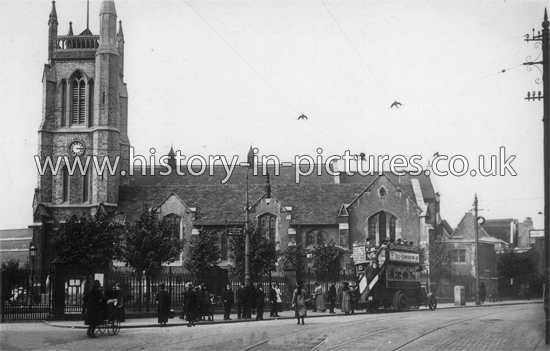St John's Church, High Road, Leytonstone, London. c.1910's